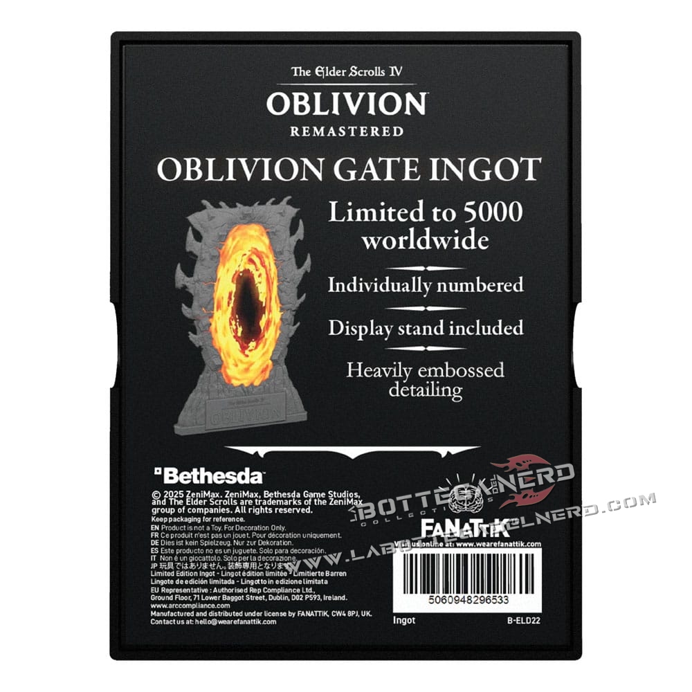 The Elder Scrolls IV: Oblivion - Ingot Gates 11cm - immagine 7