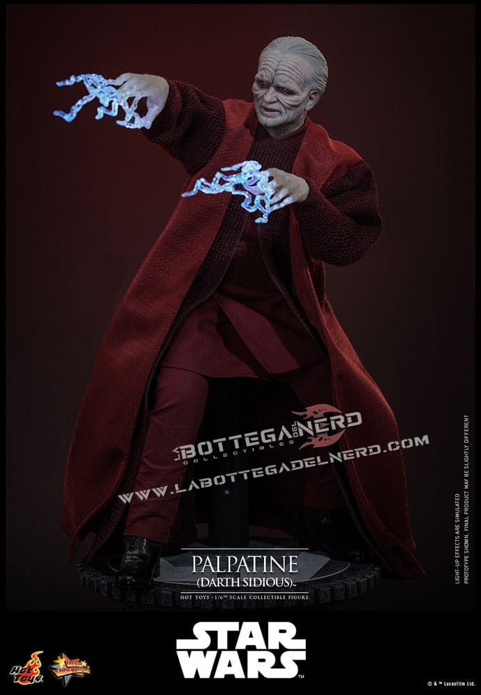 Star Wars: Episode III - Action Figure 1/6 Palpatine (Darth Sidious) 29cm - immagine 2