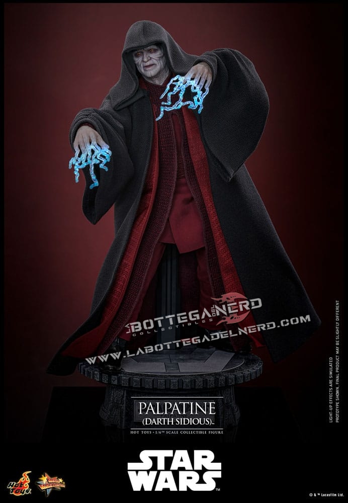 Star Wars: Episode III - Action Figure 1/6 Palpatine (Darth Sidious) 29cm - immagine 6