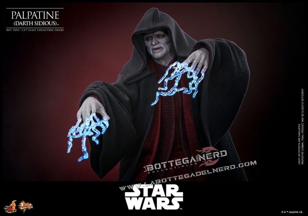 Star Wars: Episode III - Action Figure 1/6 Palpatine (Darth Sidious) 29cm - immagine 10