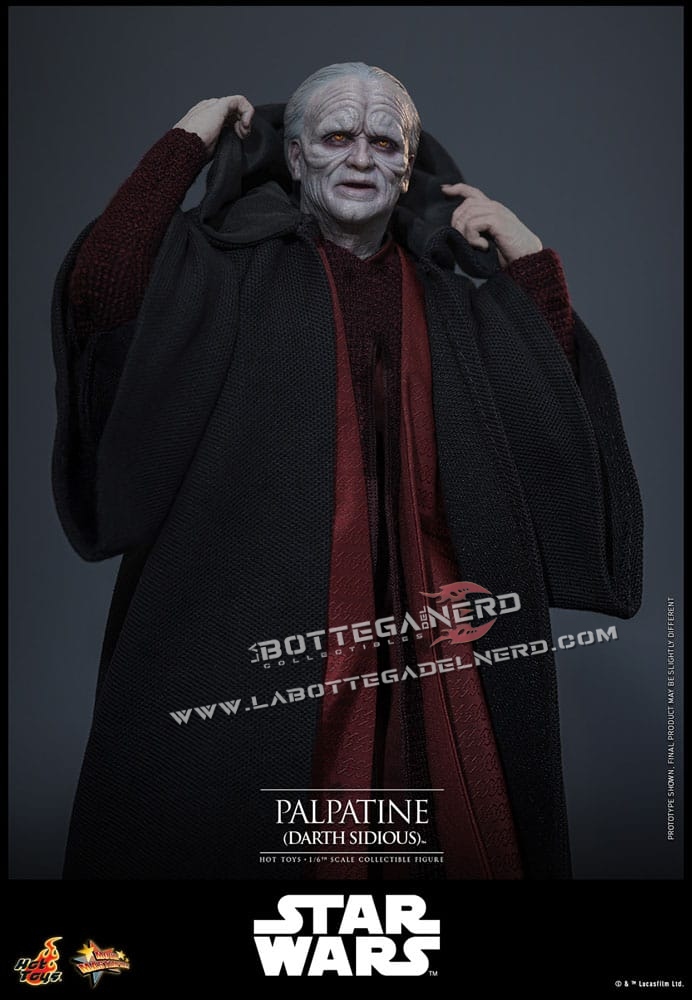Star Wars: Episode III - Action Figure 1/6 Palpatine (Darth Sidious) 29cm - immagine 7