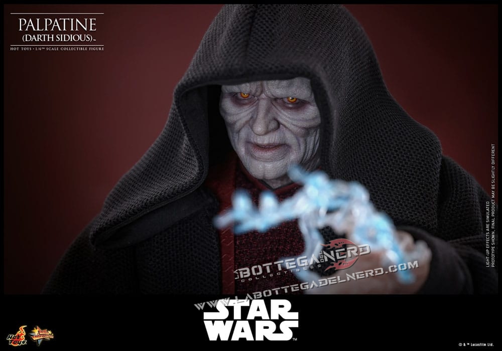 Star Wars: Episode III - Action Figure 1/6 Palpatine (Darth Sidious) 29cm - immagine 9