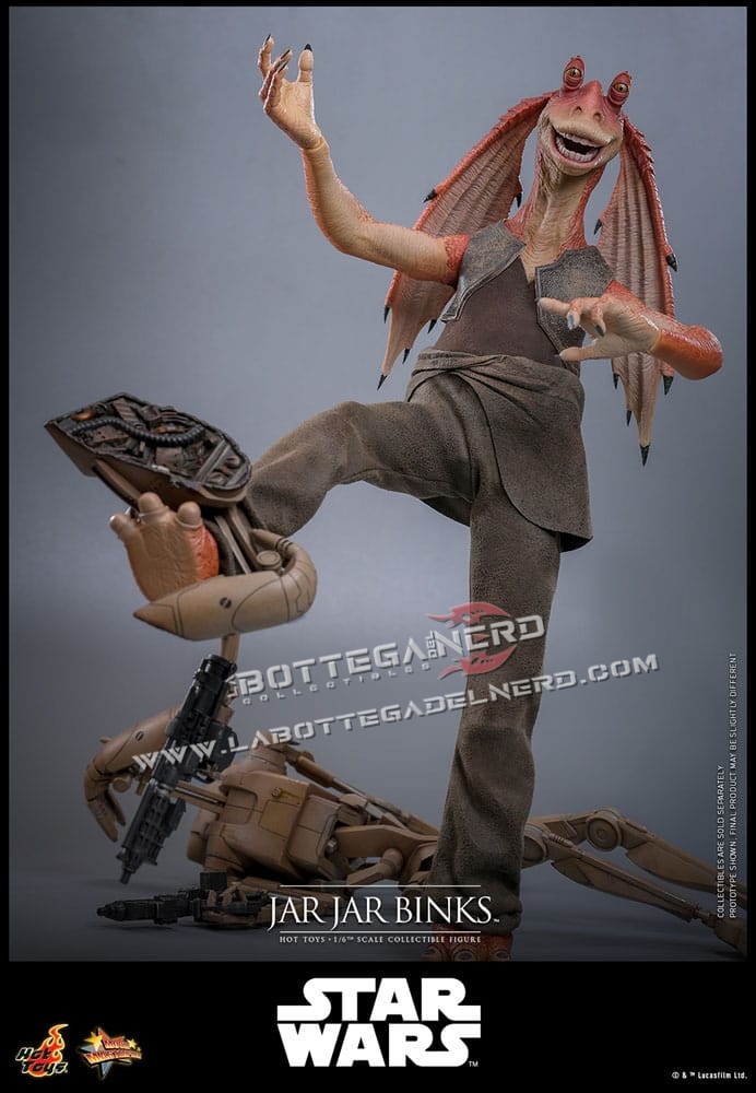 Star Wars - Action Figure 1/6 Jar Jar Binks 33cm - immagine 4
