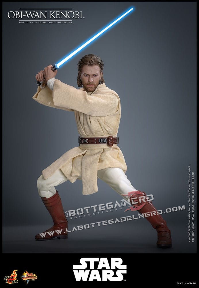 Star Wars: Episode II - Action Figure 1/6 Obi-Wan Kenobi 31cm - immagine 5
