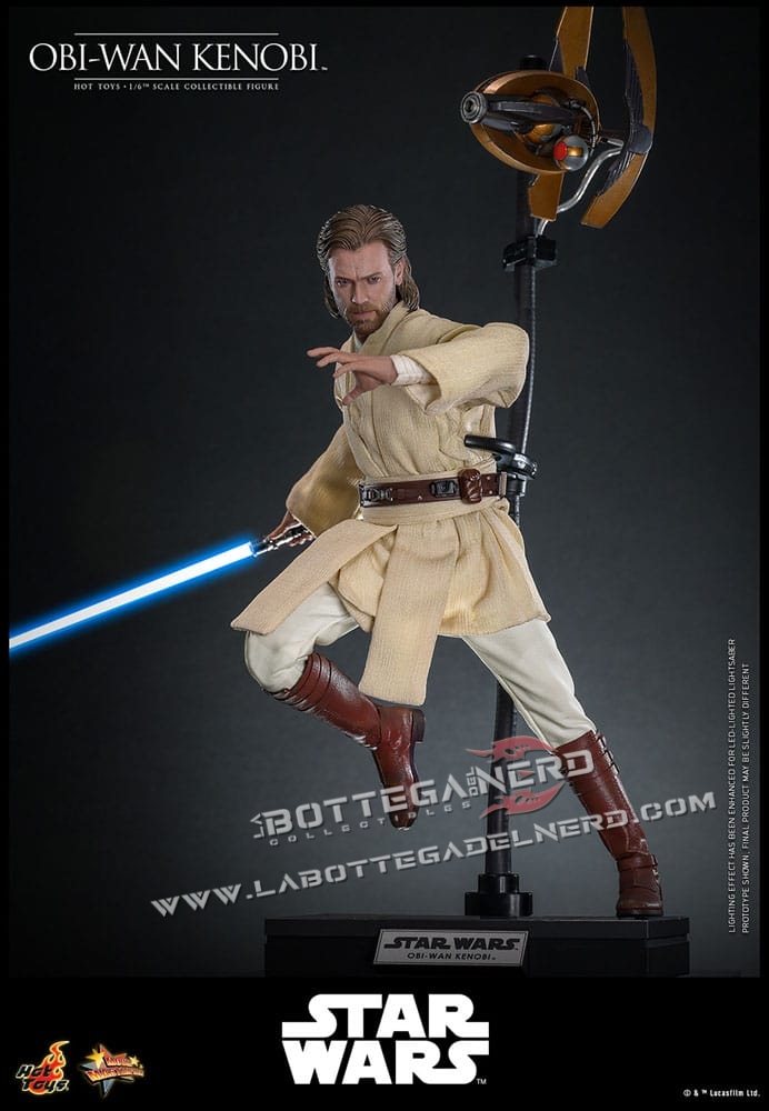 Star Wars: Episode II - Action Figure 1/6 Obi-Wan Kenobi 31cm - immagine 10