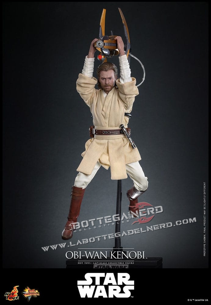 Star Wars: Episode II - Action Figure 1/6 Obi-Wan Kenobi 31cm - immagine 9
