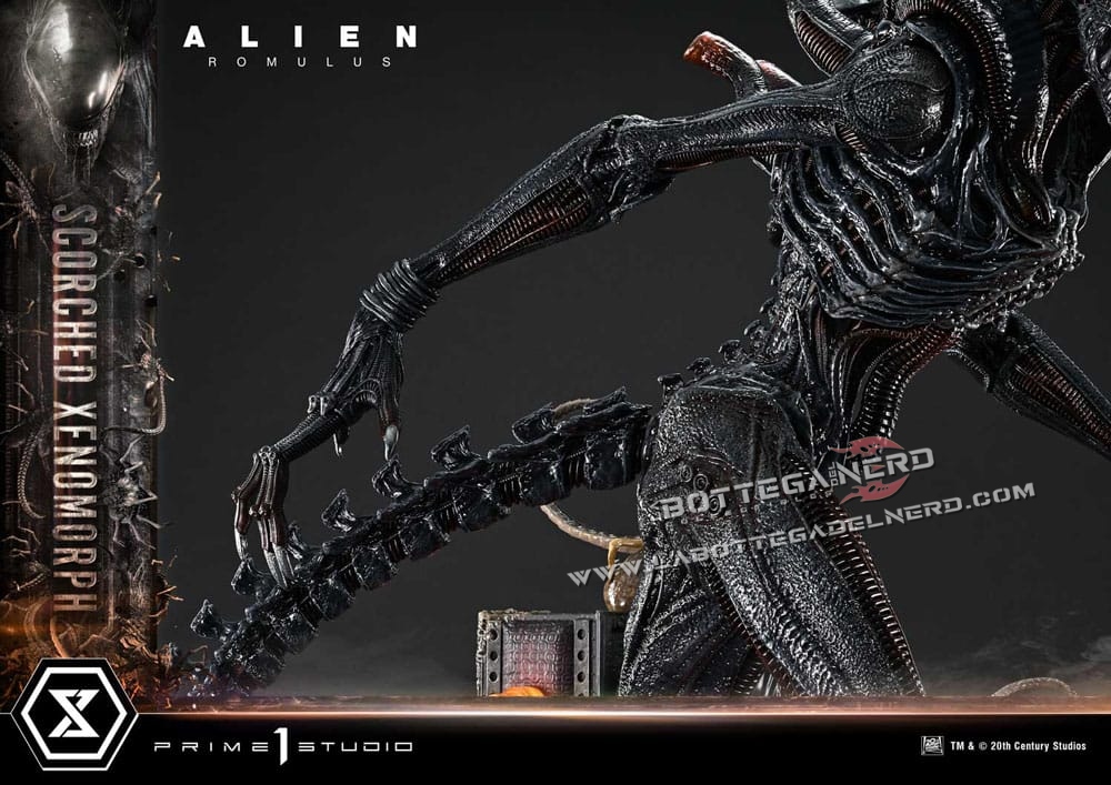 Alien: Romulus - XL Statue 1/3 Scorched Xenomorph Deluxe 98cm - immagine 18
