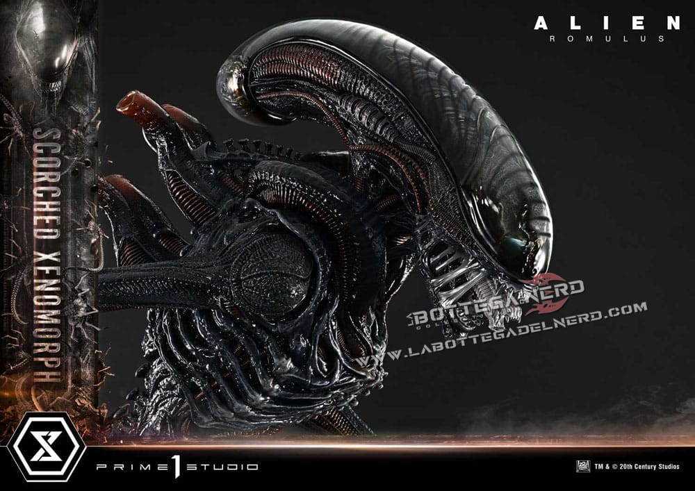 Alien: Romulus - XL Statue 1/3 Scorched Xenomorph Deluxe 98cm - immagine 14