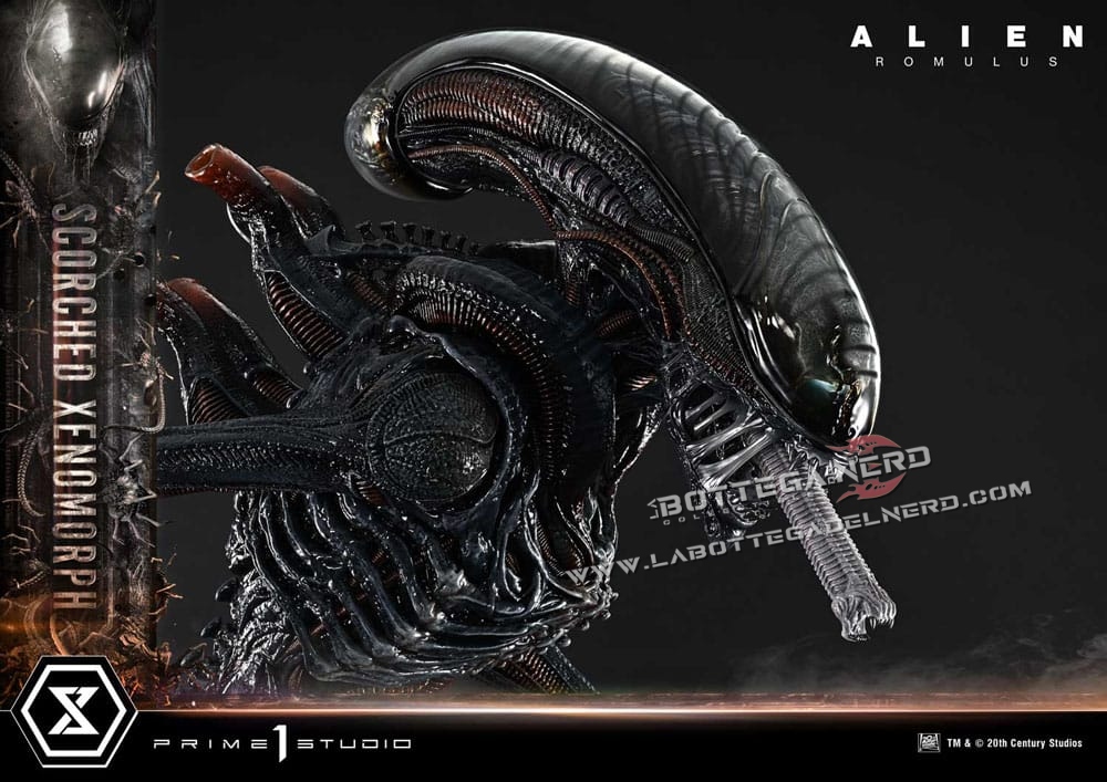 Alien: Romulus - XL Statue 1/3 Scorched Xenomorph Deluxe 98cm - immagine 15