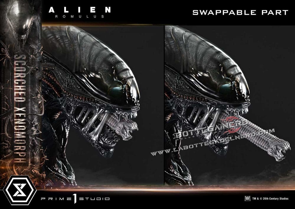 Alien: Romulus - XL Statue 1/3 Scorched Xenomorph Deluxe 98cm - immagine 23