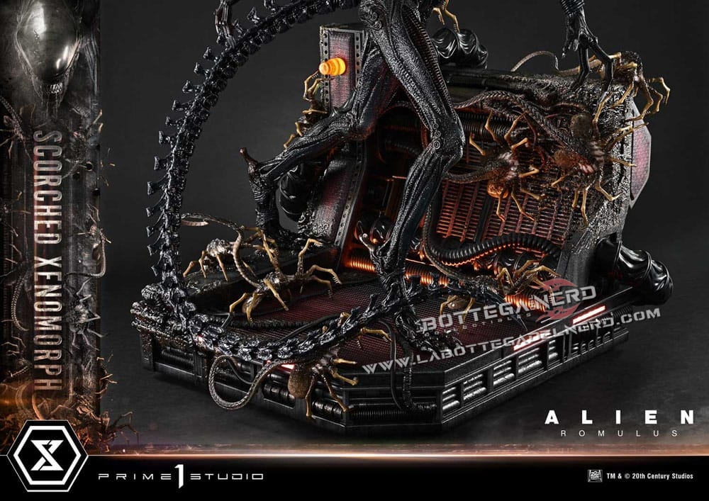 Alien: Romulus - XL Statue 1/3 Scorched Xenomorph Deluxe 98cm - immagine 19