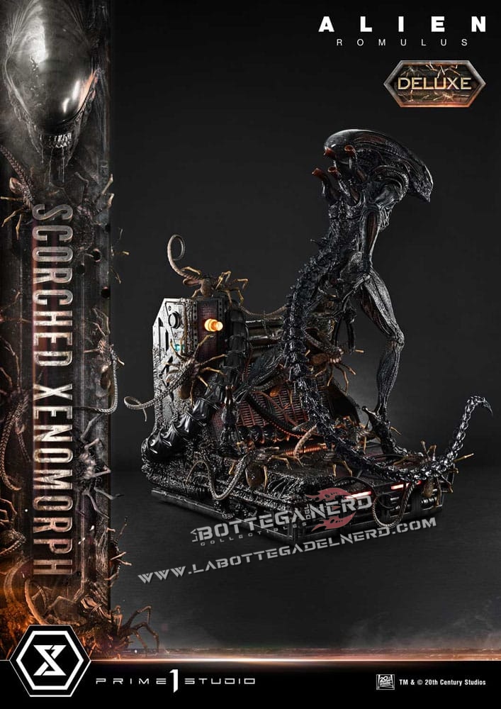 Alien: Romulus - XL Statue 1/3 Scorched Xenomorph Deluxe 98cm - immagine 9
