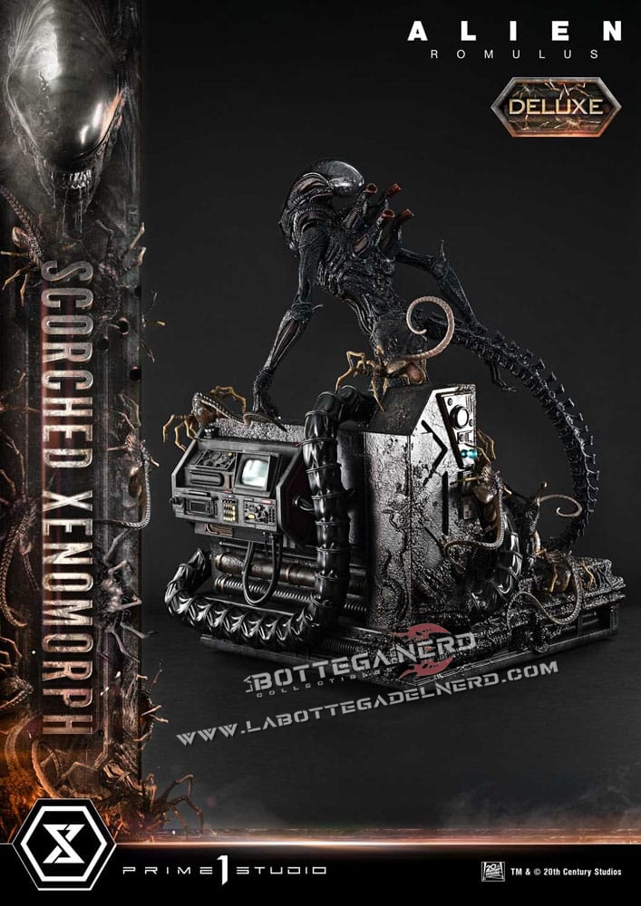 Alien: Romulus - XL Statue 1/3 Scorched Xenomorph Deluxe 98cm - immagine 8