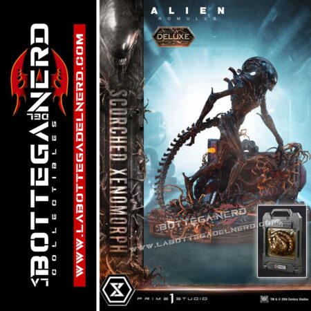 Alien: Romulus - XL Statue 1/3 Scorched Xenomorph Bonus Deluxe 98cm