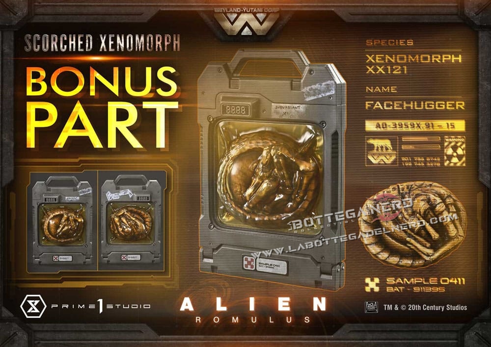 Alien: Romulus - XL Statue 1/3 Scorched Xenomorph Bonus Deluxe 98cm - immagine 4