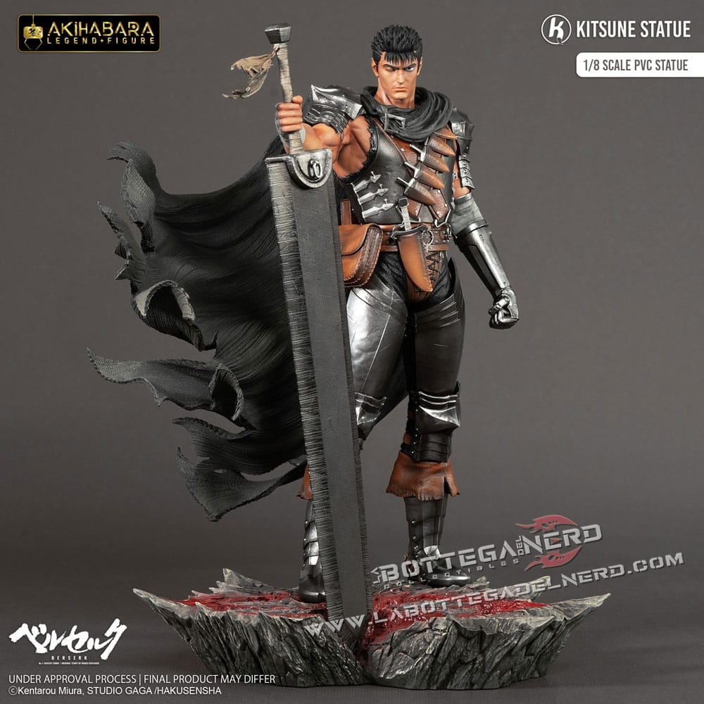 Berserk - Akihabara Legend Figure PVC Statue 1/8 Guts 30cm - immagine 2