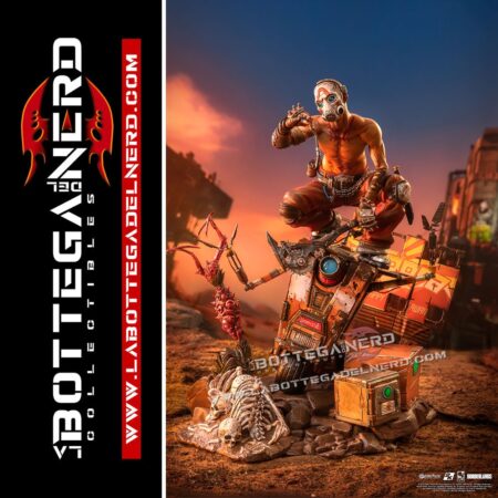 Borderlands 3 - Statue 1/6 Psycho & Claptrap Diorama 40cm
