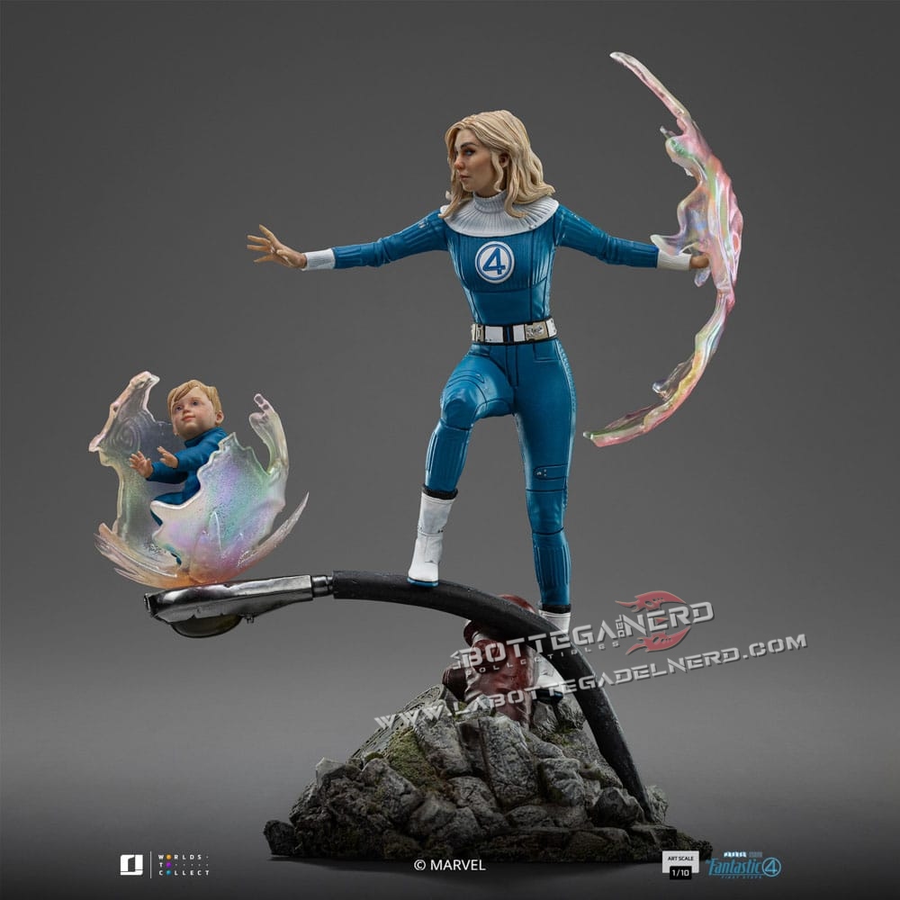 Fantastic Four - Statue 1/10 Invisible Woman and Franklin 28cm - immagine 3
