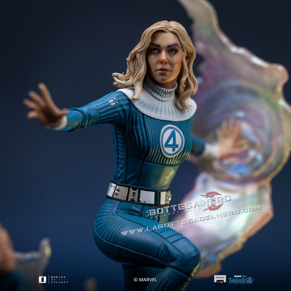Fantastic Four - Statue 1/10 Invisible Woman and Franklin 28cm - immagine 4