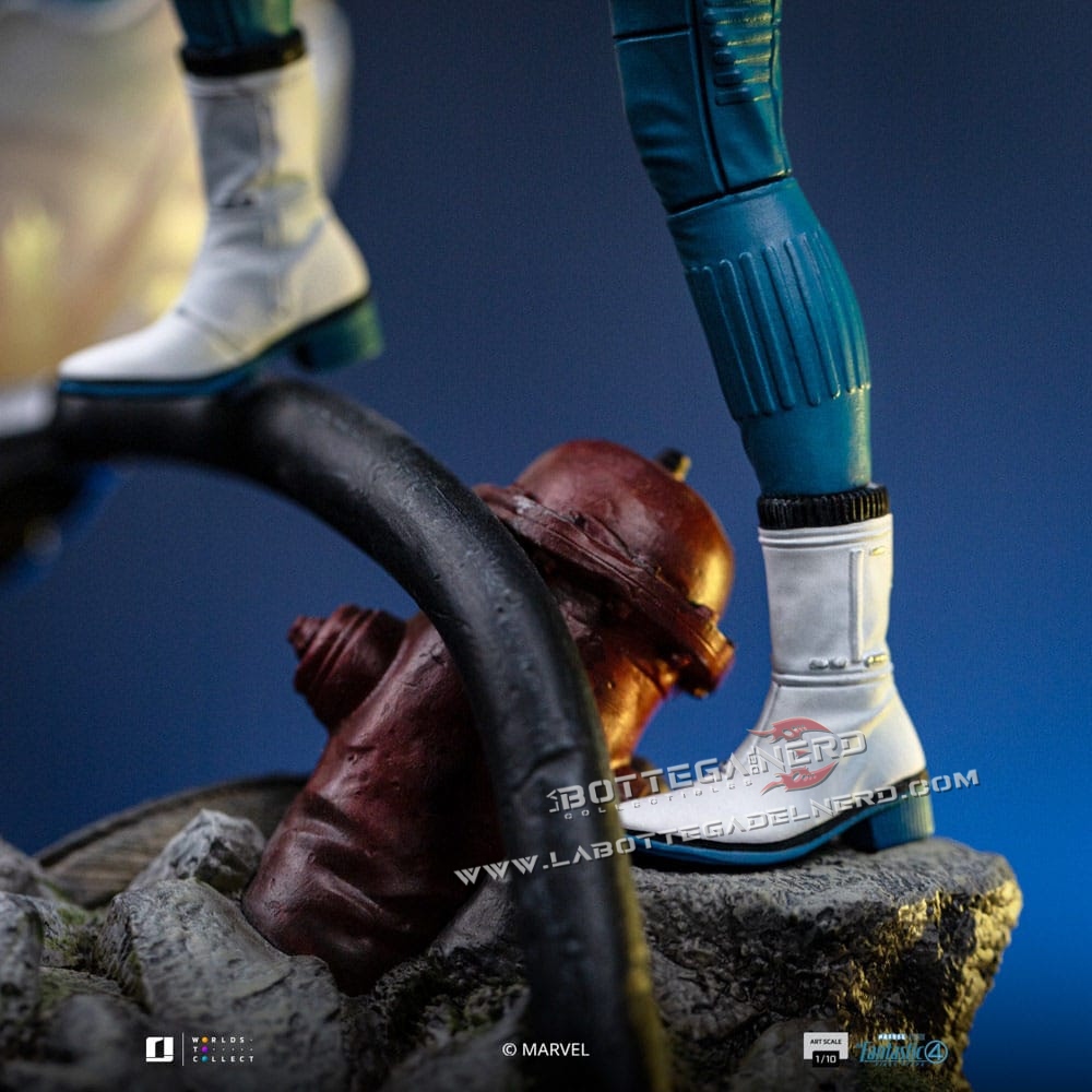 Fantastic Four - Statue 1/10 Invisible Woman and Franklin 28cm - immagine 7