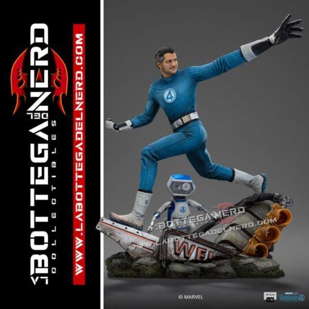 Fantastic Four - Statue 1/10 Mr. Fantastic and H.E.R.B.I.E 26cm