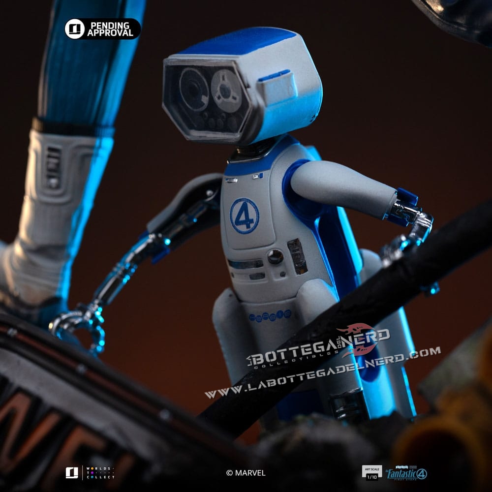 Fantastic Four - Statue 1/10 Mr. Fantastic and H.E.R.B.I.E 26cm - immagine 8
