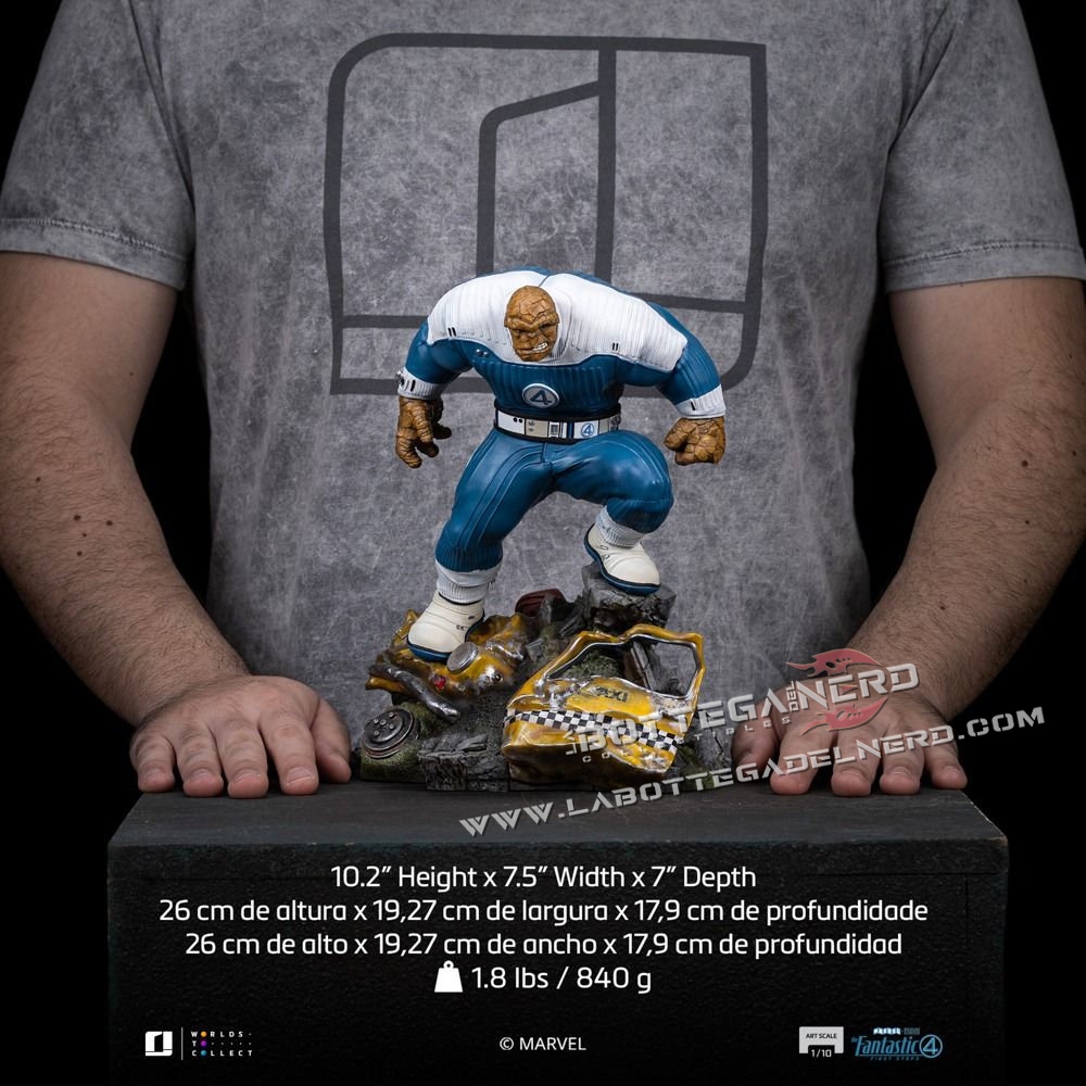 Fantastic Four - Art Scale Statue 1/10 The Thing 26cm - immagine 10