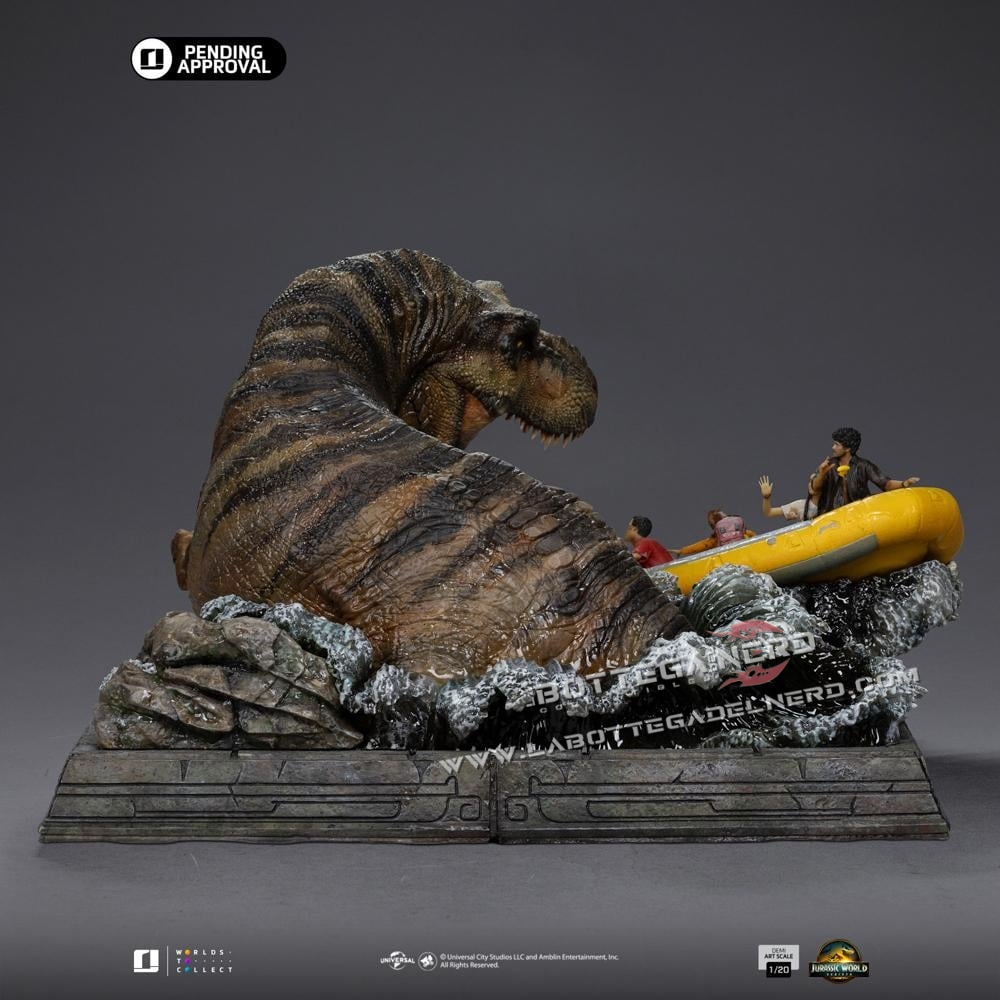 Jurassic World: Rebirth - Statue 1/20 T-Rex River Attack 34cm - immagine 5