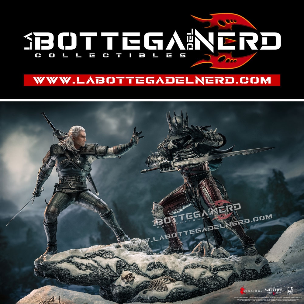 The Witcher 3: Wild Hunt - Statue 1/6 Diorama Geralt vs Eredin 60cm