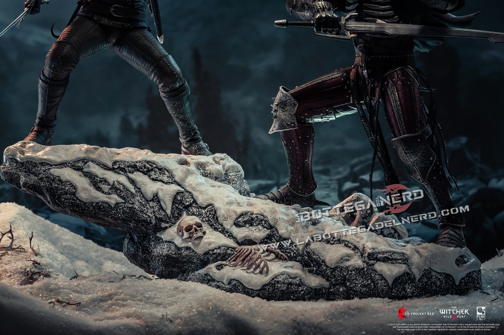 The Witcher 3: Wild Hunt - Statue 1/6 Diorama Geralt vs Eredin 60cm - immagine 11