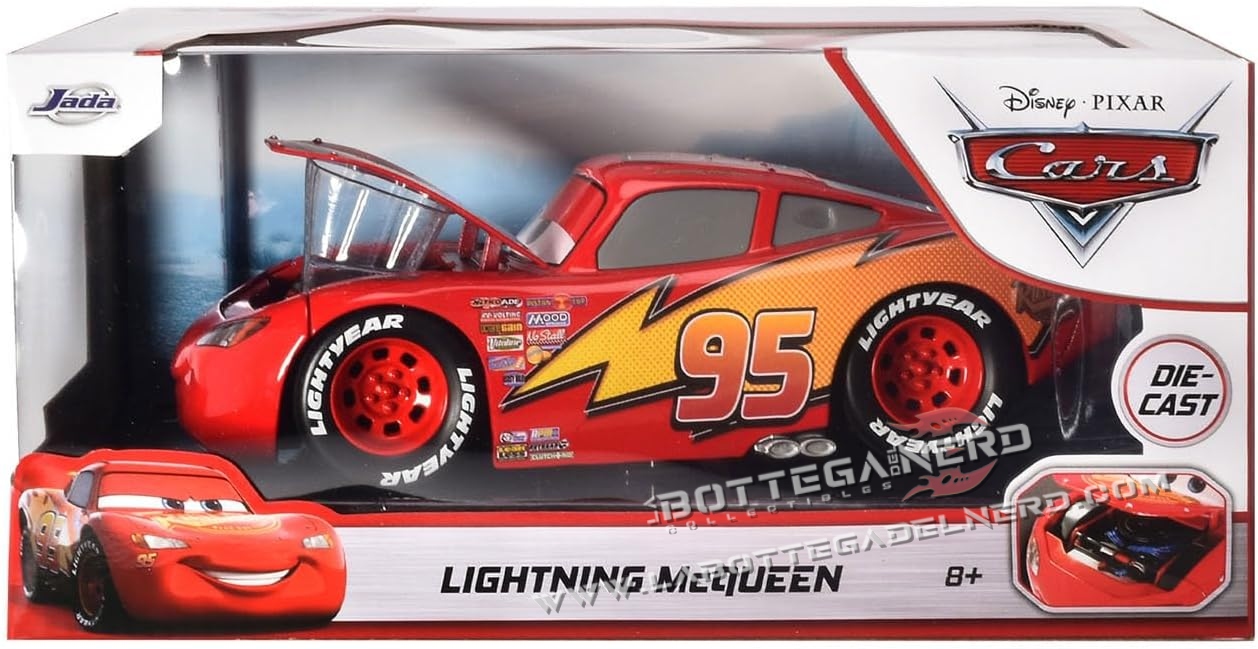 PIXAR Cars - Lightning McQueen Saetta McQueen 1:24 - immagine 5