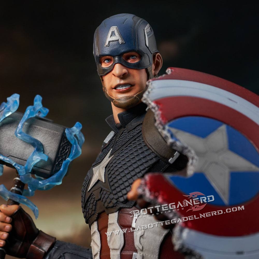 MARVEL Avengers: Endgame - Bust 1/6 Captain America 16cm - immagine 2