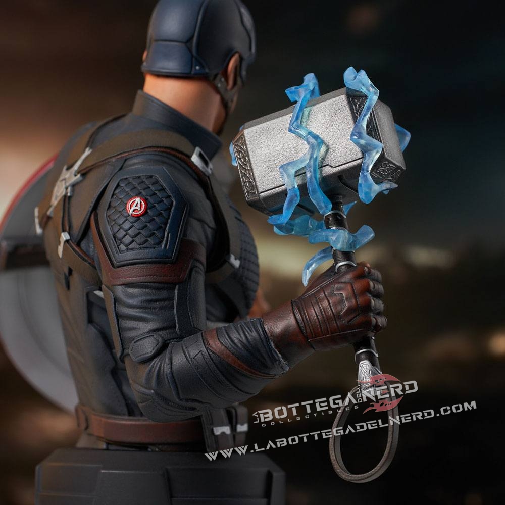 MARVEL Avengers: Endgame - Bust 1/6 Captain America 16cm - immagine 6