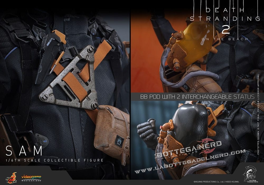 Death Stranding 2 - Masterpiece Action Figure 1/6 Sam 31cm - immagine 14