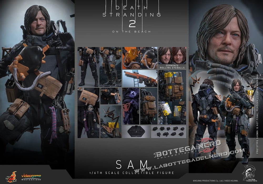 Death Stranding 2 - Masterpiece Action Figure 1/6 Sam 31cm - immagine 18