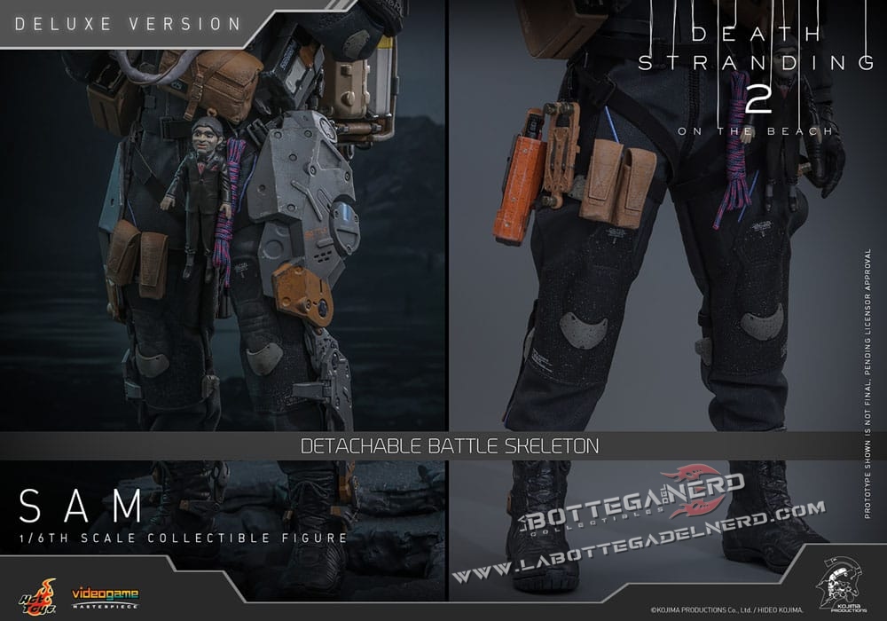 Death Stranding 2 - Masterpiece Action Figure 1/6 Sam Deluxe 31cm - immagine 16