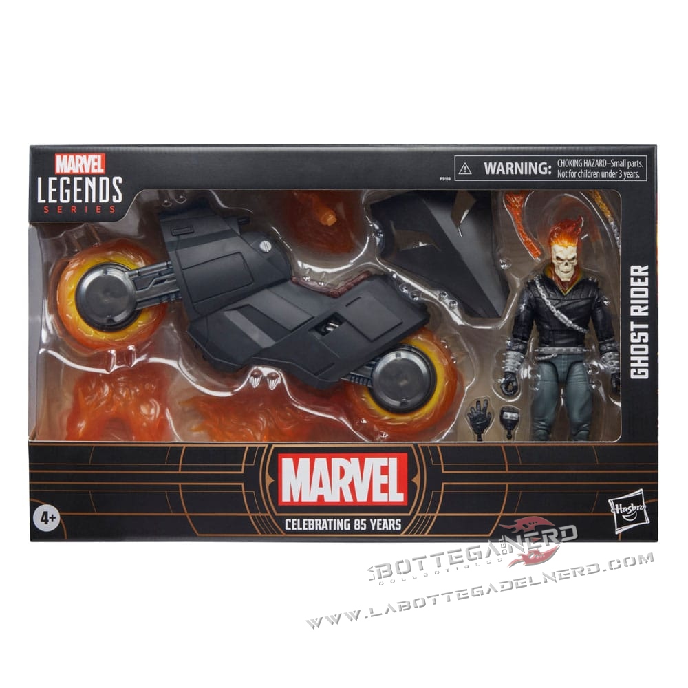 Marvel - 85th Anniversary Action Figure with Vehicle Ghost Rider 15cm - immagine 8