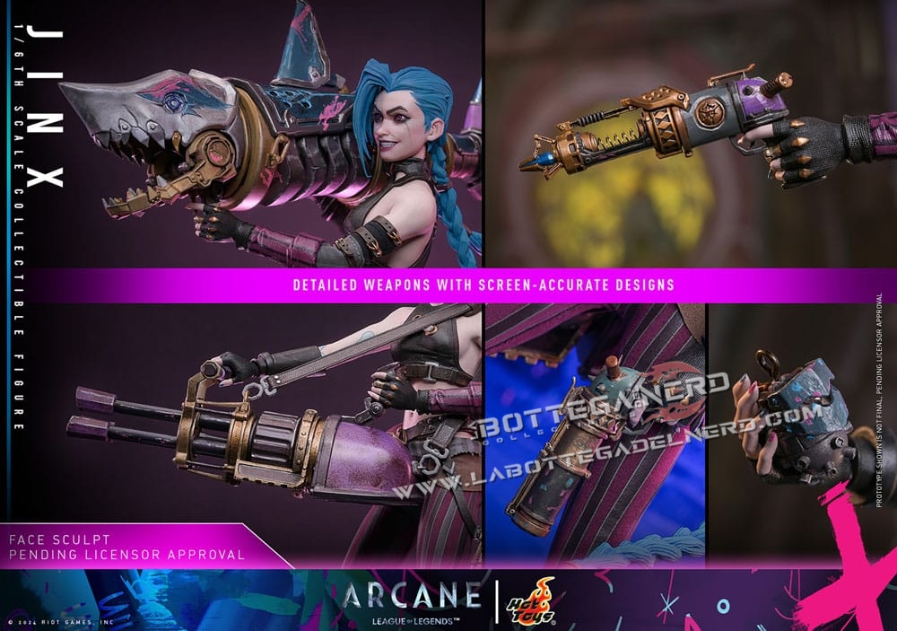 Arcane - Action Figure 1/6 Jinx 27cm - immagine 9