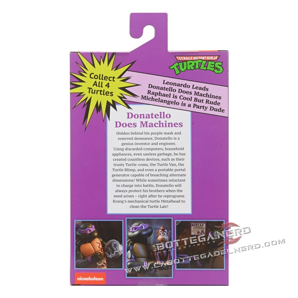 Teenage Mutant Ninja Turtles - Action Figure Donatello VHS 18cm - immagine 4