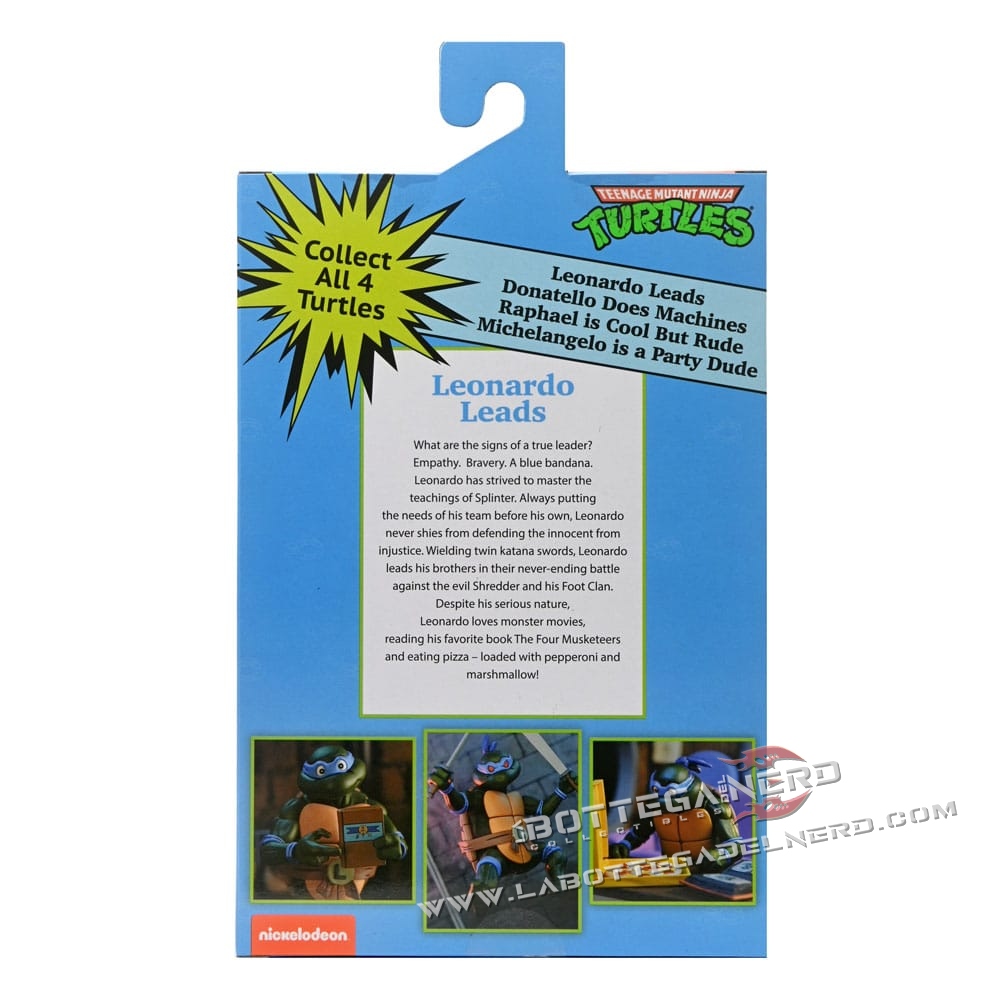 Teenage Mutant Ninja Turtles - Action Figure Leonardo VHS 18cm - immagine 4