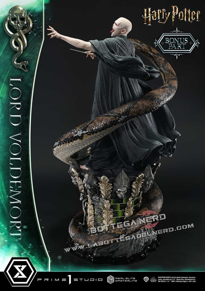 Harry Potter - Elite Masterline Statue 1/4 Lord Voldemort Bonus 83cm - immagine 4
