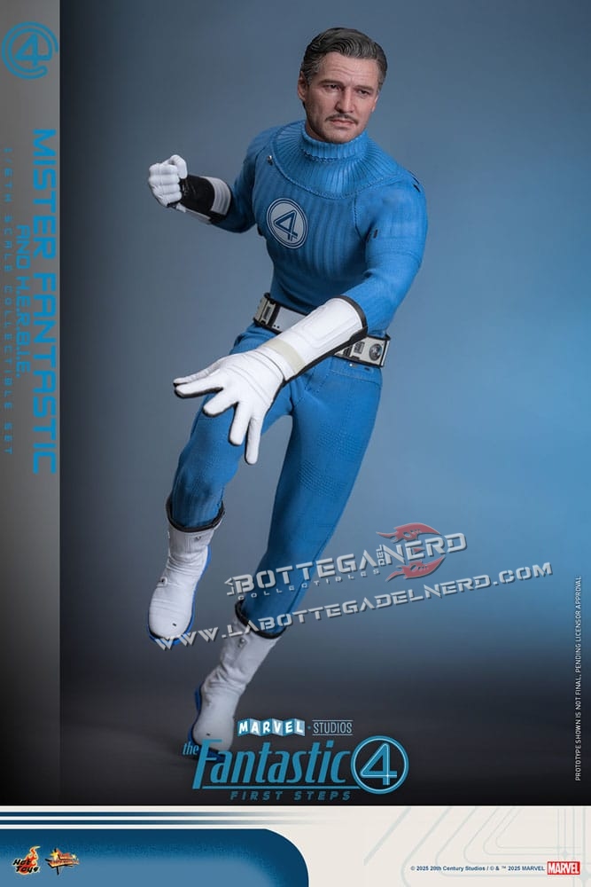 The Fantastic Four - Action Figure 1/6 Mister Fantastic & H.E.R.B.I.E. 30cm - immagine 6