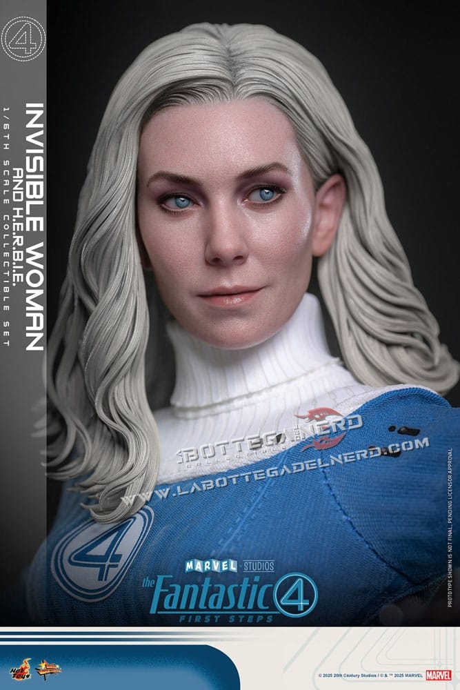The Fantastic Four - Action Figure 1/6 Invisible Woman & H.E.R.B.I.E. 28cm - immagine 2
