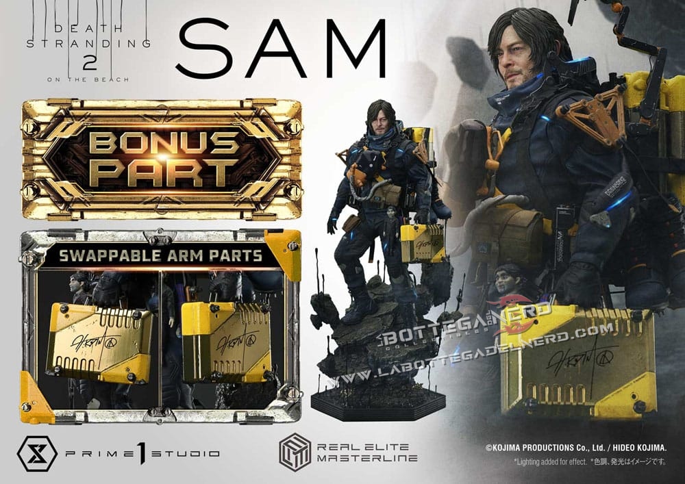 Death Stranding 2 - Masterline Statue 1/3 Sam Bonus Deluxe 83cm - immagine 2