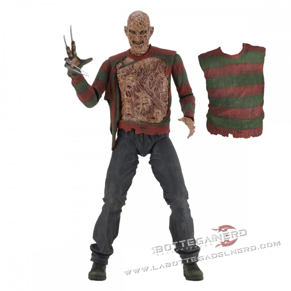 Nightmare On Elm Street 3 - Action Figure 1/4 Freddy Krueger 45cm - immagine 7