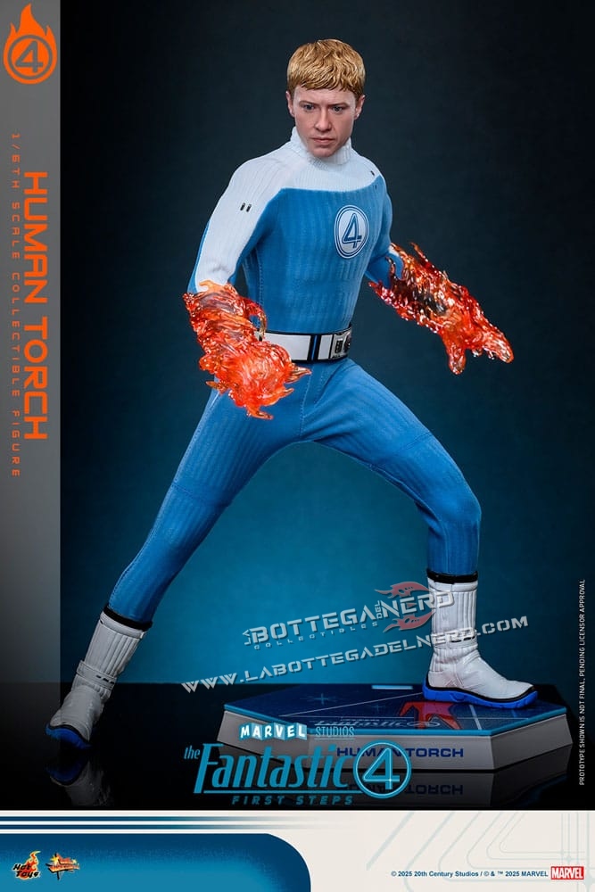 The Fantastic Four - Action Figure 1/6 Human Torch 30cm - immagine 6