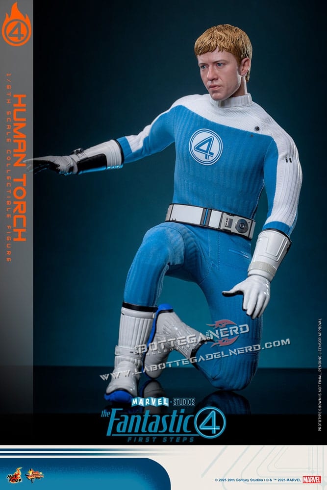 The Fantastic Four - Action Figure 1/6 Human Torch 30cm - immagine 5