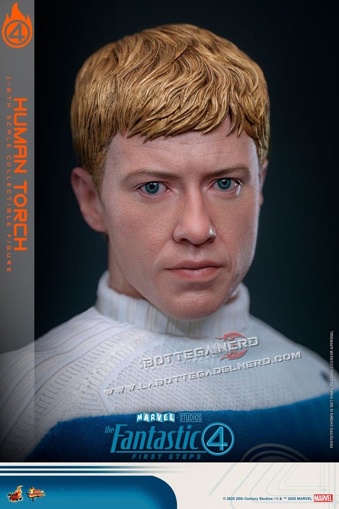 The Fantastic Four - Action Figure 1/6 Human Torch 30cm - immagine 2