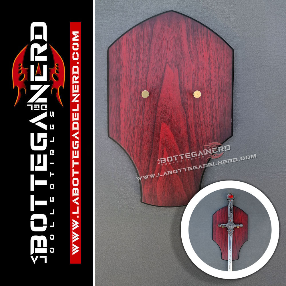 Pannello Supporto da parete in legno universale per spade a croce