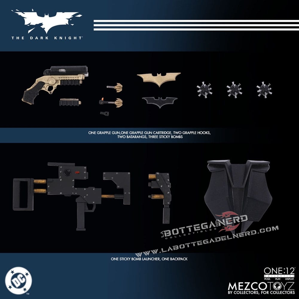 The Dark Knight - Action Figure 1/12 Batman 17cm - immagine 11